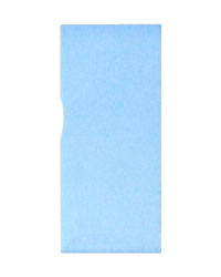 ゴム氏名印・タテ書き 25×6mm・青