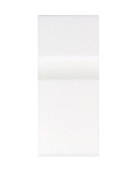 ゴム氏名印・ヨコ書き 25×6mm・白