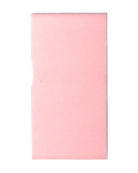 ゴム氏名印・タテ書き 30×6mm・ピンク