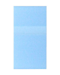 ゴム氏名印・ヨコ書き 30×6mm・青