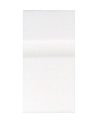 ゴム氏名印・ヨコ書き 30×6mm・白
